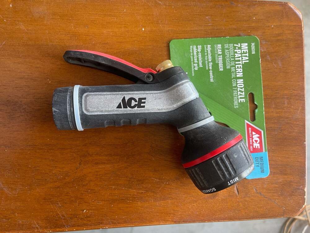 Ace Metal 7-Pattern‎ Rear Trigger Garden Hose Nozzle